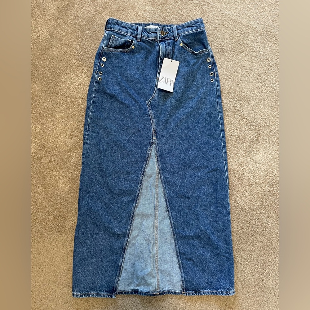 NWT Zara Denim Skirt